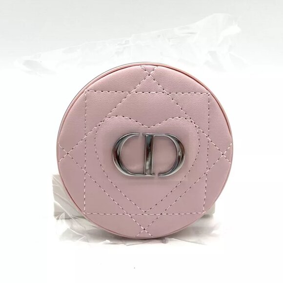 Christian Dior Cosmetic Beauty Makeup Pink Compact Mirror - Picture 3 of 6